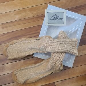 NEW IN BOX Vintage ACORN SLIPPER SOCKS